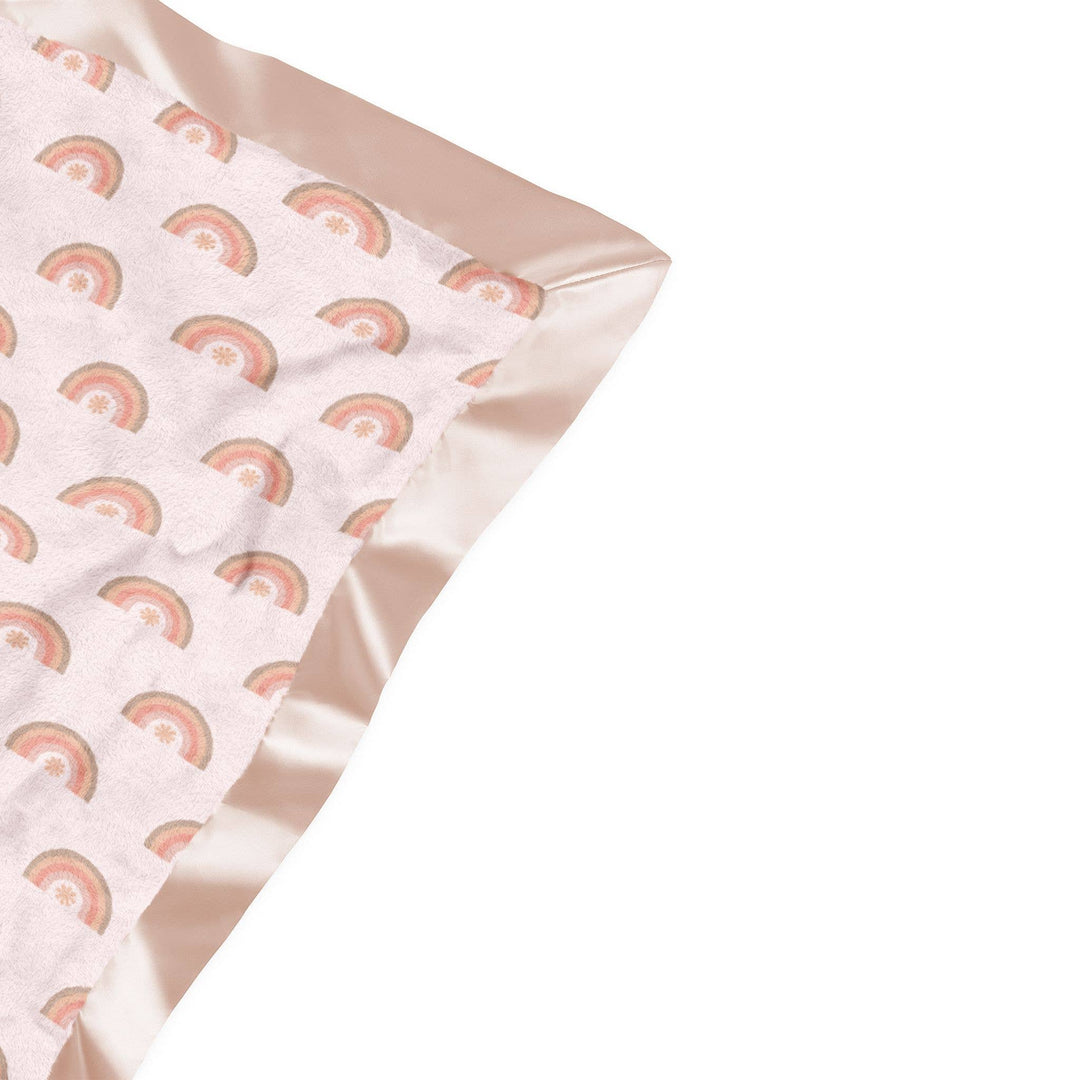 Reversible Baby Blanket Rainbows