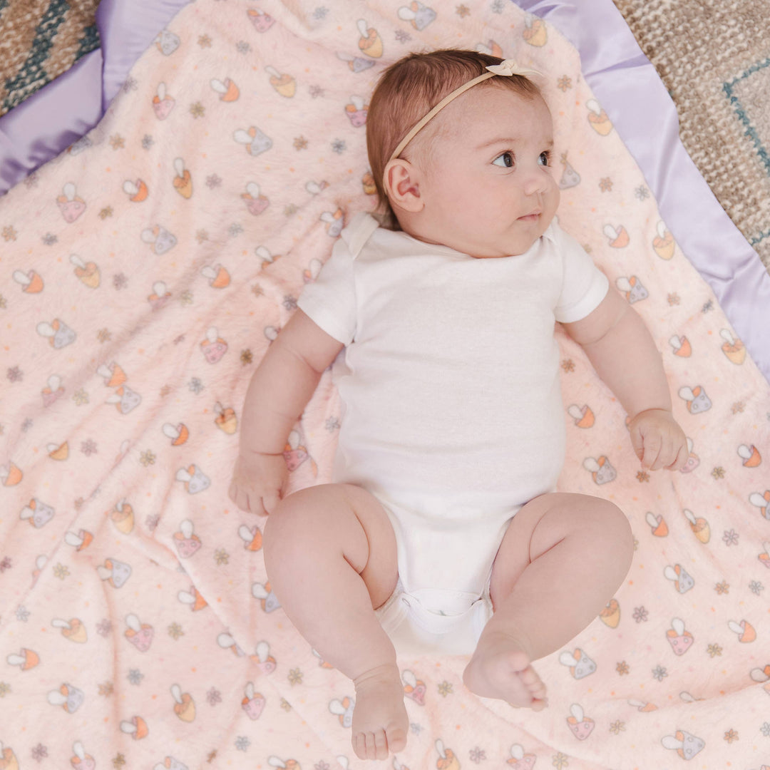 Reversible Baby Blanket Mushy Love
