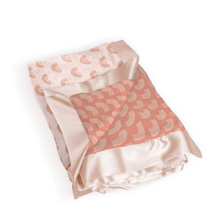 Reversible Baby Blanket Rainbows