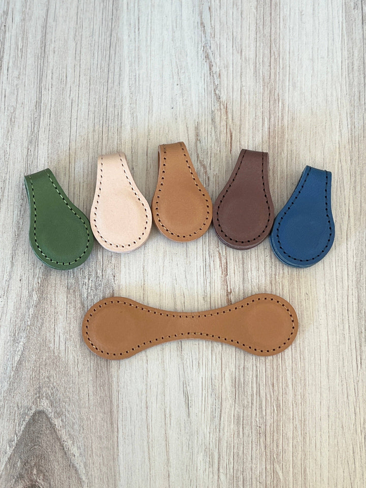 Monogram Leather Magnetic Bookmark